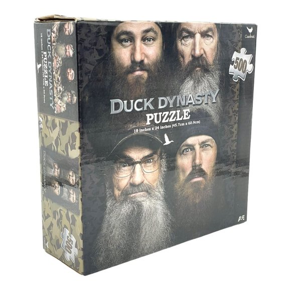 Duck Dynasty Jigsaw Puzzle 18 x 24 500 Cardinal Puzzles SEALED - Picture 2 of 9